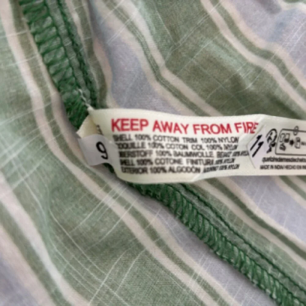 Anthropologie Green and Pink Dress M - Picture 10 of 10